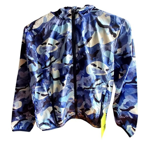 All In Motion Kids Camo Jacket  • Eco-friendly recycled materials Size L Blue - Picture 2 of 8